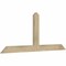 Ekena Millwork Portland Rough Sawn Timber Gable Bracket, Douglas Fir, 60"W x 25"H x 2"D x 4"F, 10/12 Pitch GBW060X25X0204POR00RDF - alternate 2
